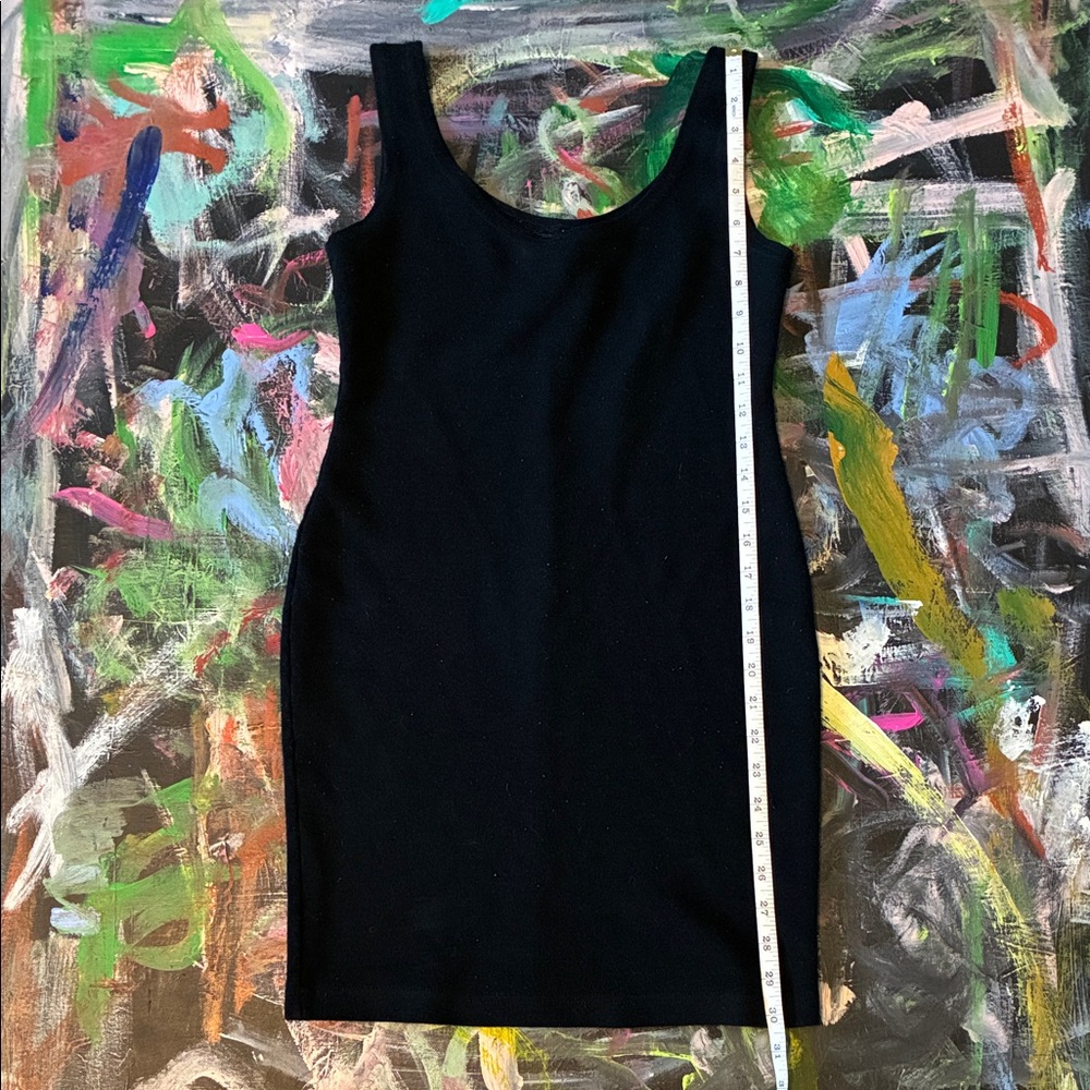 Source Unknown Black Mini Dress